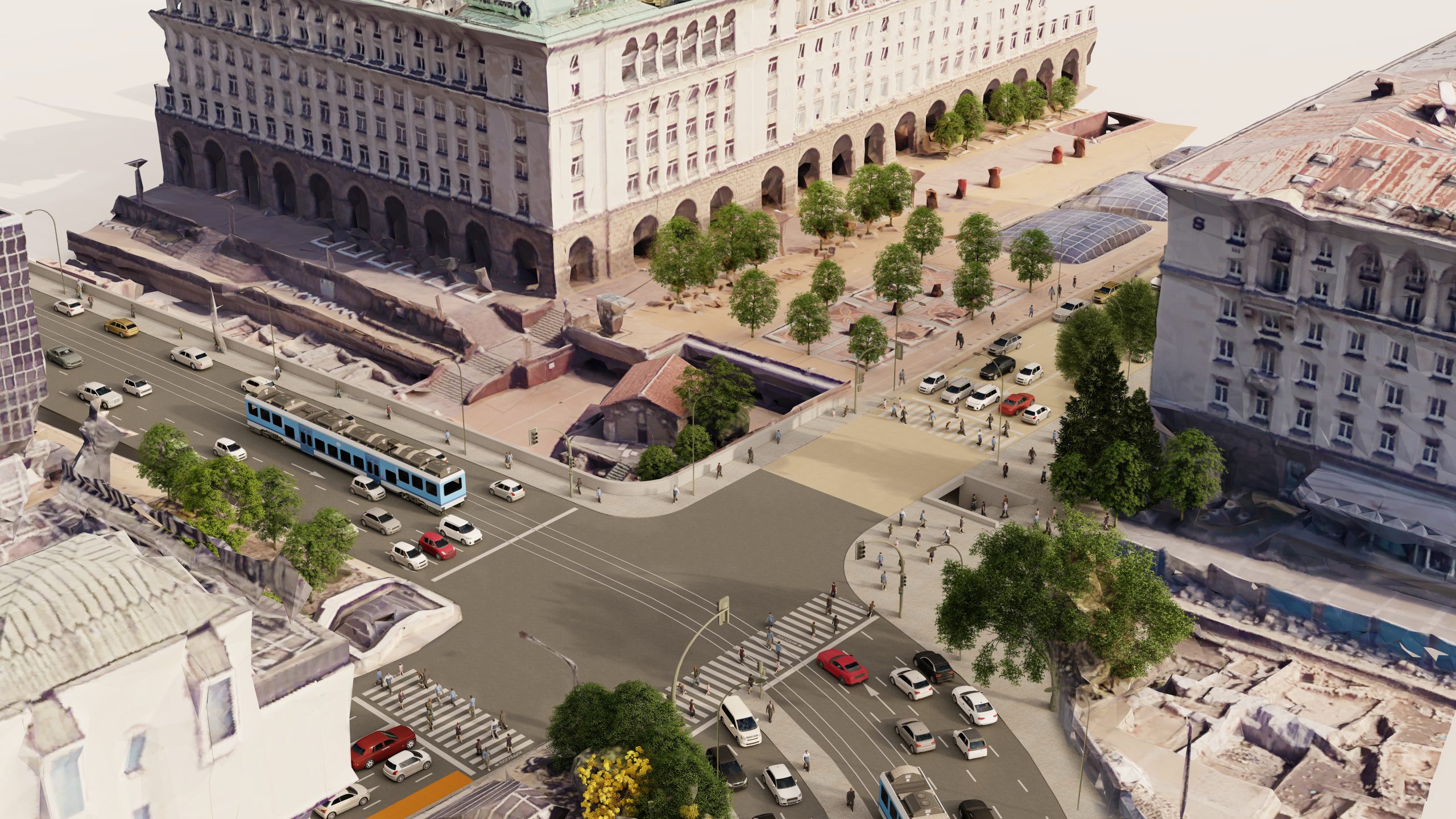 Как да свържем центъра на София? – Зебри на Ларгото и подобрение за коли, градския транспорт и велосипедистите